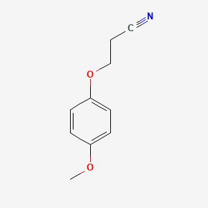molecular formula C10H11NO2 B1345591 3-(4-Methoxyphenoxy)propanenitrile CAS No. 63815-39-4