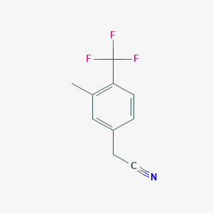 2-(3-Methyl-4-(trifluoromethyl)phenyl)acetonitrile