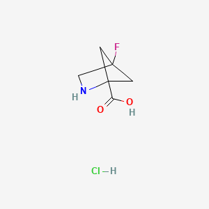 4-Fluoro-2-azabicyclo[2.1.1]hexane-1-carboxylic acid hydrochloride