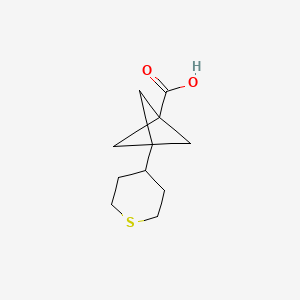 3-(Thian-4-yl)bicyclo[1.1.1]pentane-1-carboxylic acid