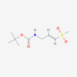 tert-Butyl (E)-(3-(methylsulfonyl)allyl)carbamate