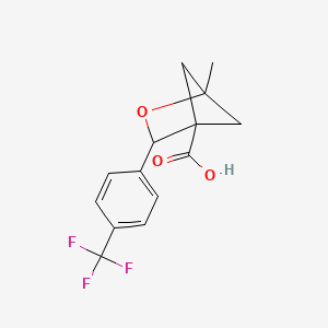 1-Methyl-3-[4-(trifluoromethyl)phenyl]-2-oxabicyclo[2.1.1]hexane-4-carboxylic acid