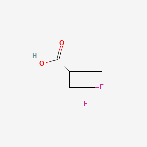 3,3-Difluoro-2,2-dimethylcyclobutane-1-carboxylic acid