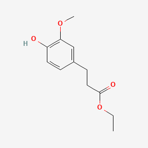 molecular formula C12H16O4 B1345609 3-(4-羟基-3-甲氧基苯基)丙酸乙酯 CAS No. 61292-90-8