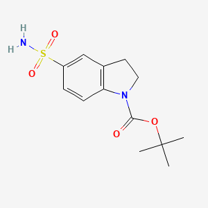 tert-butyl 5-sulfamoyl-2,3-dihydro-1H-indole-1-carboxylate