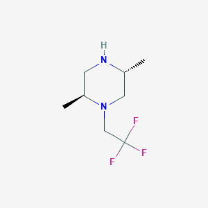 (2S,5R)-2,5-dimethyl-1-(2,2,2-trifluoroethyl)piperazine