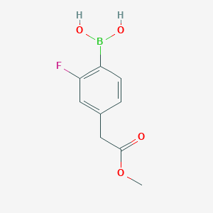 2-Fluoro-4-(2-methoxy-2-oxoethyl)phenylboronic acid