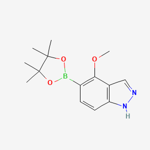 4-methoxy-5-(4,4,5,5-tetramethyl-1,3,2-dioxaborolan-2-yl)-1H-indazole