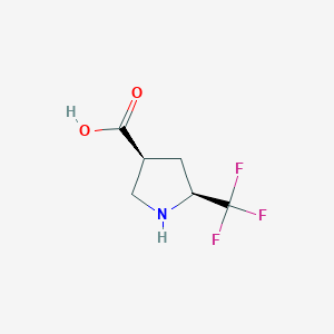 (3S,5S)-5-(Trifluoromethyl)pyrrolidine-3-carboxylic acid