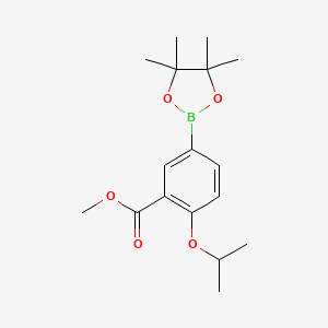 2-Isopropoxy-5-(4,4,5,5-tetramethyl-[1,3,2]dioxaborolan-2-yl)-benzoic acid methyl ester