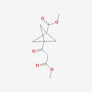 Methyl 3-(3-methoxy-3-oxopropanoyl)bicyclo[1.1.1]pentane-1-carboxylate