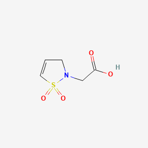 2-(1,1-Dioxo-2,3-dihydro-1lambda6,2-thiazol-2-yl)acetic acid