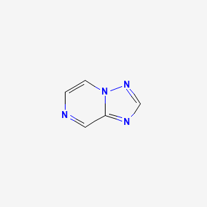 molecular formula C5H4N4 B1345622 [1,2,4]三唑并[1,5-a]哒嗪 CAS No. 399-66-6