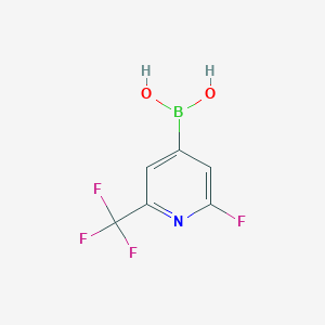 2-Fluoro-6-(trifluoromethyl)pyridine-4-boronic acid