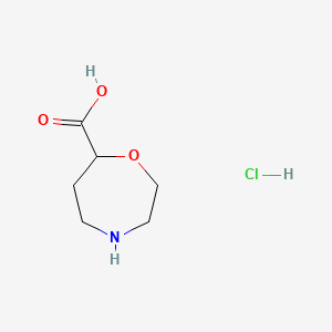 1,4-Oxazepane-7-carboxylic acid hydrochloride