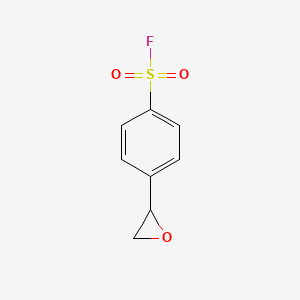 4-(Oxiran-2-yl)benzene-1-sulfonyl fluoride