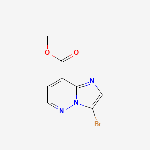 Methyl 3-bromoimidazo[1,2-b]pyridazine-8-carboxylate