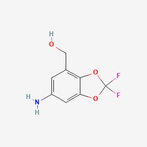 (6-Amino-2,2-difluoro-1,3-dioxaindan-4-yl)methanol