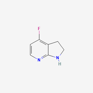 4-fluoro-1H,2H,3H-pyrrolo[2,3-b]pyridine