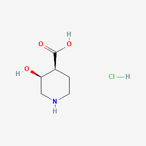 rac-(3R,4R)-3-hydroxypiperidine-4-carboxylic acid hydrochloride