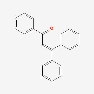 molecular formula C21H16O B1345637 Acrylophenone, 3,3-diphenyl- CAS No. 849-01-4