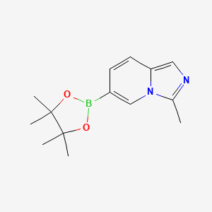 3-Methyl-6-(4,4,5,5-tetramethyl-1,3,2-dioxaborolan-2-yl)imidazo[1,5-a]pyridine