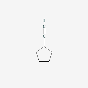 molecular formula C7H10 B1345640 环戊基乙炔 CAS No. 930-51-8