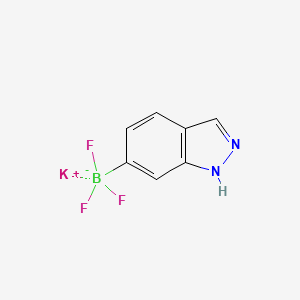 Potassium trifluoro(1H-indazol-6-yl)borate