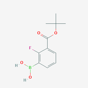 (3-(tert-Butoxycarbonyl)-2-fluorophenyl)boronic acid