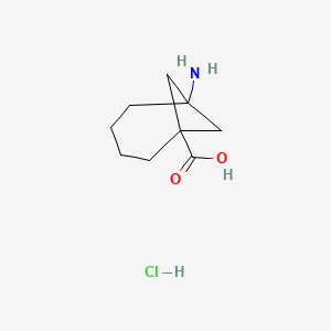 6-Aminobicyclo[4.1.1]octane-1-carboxylic acid hydrochloride