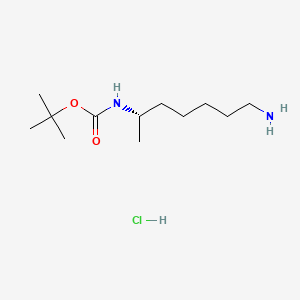 tert-butylN-[(2S)-7-aminoheptan-2-yl]carbamatehydrochloride