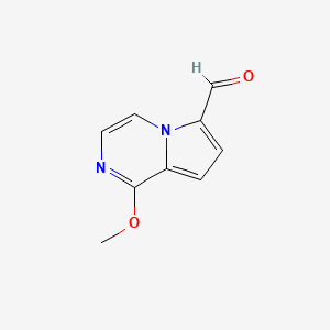 1-Methoxypyrrolo[1,2-a]pyrazine-6-carbaldehyde