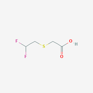 2-[(2,2-Difluoroethyl)sulfanyl]acetic acid