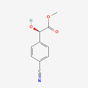 methyl (2R)-2-(4-cyanophenyl)-2-hydroxyacetate