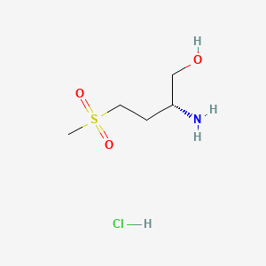 (2R)-2-amino-4-methanesulfonylbutan-1-ol hydrochloride