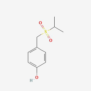 4-[(Propane-2-sulfonyl)methyl]phenol