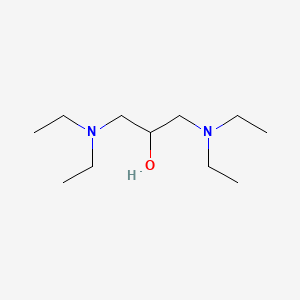 molecular formula C11H26N2O B1345655 2-Propanol, 1,3-bis-diethylamino- CAS No. 3492-47-5