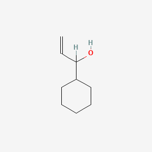 molecular formula C9H16O B1345661 1-环己基-2-丙烯-1-醇 CAS No. 4352-44-7