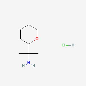 2-(Oxan-2-yl)propan-2-amine hydrochloride