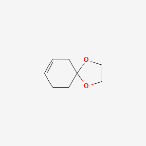 molecular formula C8H12O2 B1345672 1,4-二氧杂螺[4.5]癸-7-烯 CAS No. 7092-24-2
