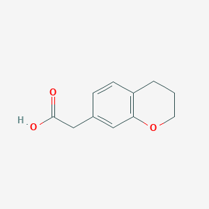 2-(3,4-dihydro-2H-1-benzopyran-7-yl)acetic acid