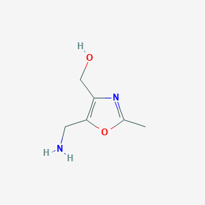 [5-(Aminomethyl)-2-methyl-1,3-oxazol-4-yl]methanol