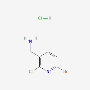 1-(6-Bromo-2-chloropyridin-3-yl)methanamine hydrochloride