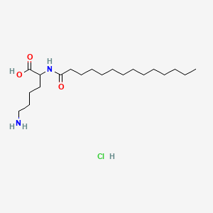 6-Amino-2-tetradecanamidohexanoic acid hydrochloride