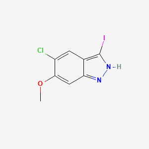 5-chloro-3-iodo-6-methoxy-1H-indazole