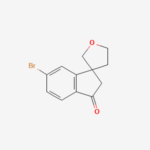 6-Bromo-2,3-dihydrospiro[indene-1,3'-oxolan]-3-one