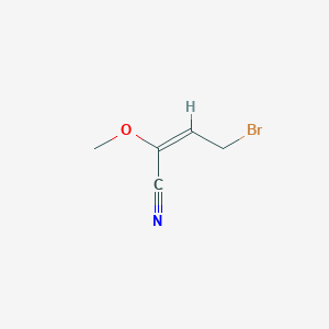 4-Bromo-2-methoxybut-2-enenitrile