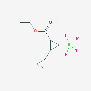 Potassium (3-(ethoxycarbonyl)-[1,1'-bi(cyclopropan)]-2-yl)trifluoroborate