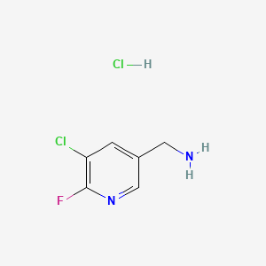 1-(5-Chloro-6-fluoropyridin-3-yl)methanamine hydrochloride