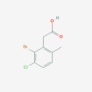 2-(2-Bromo-3-chloro-6-methylphenyl)acetic acid